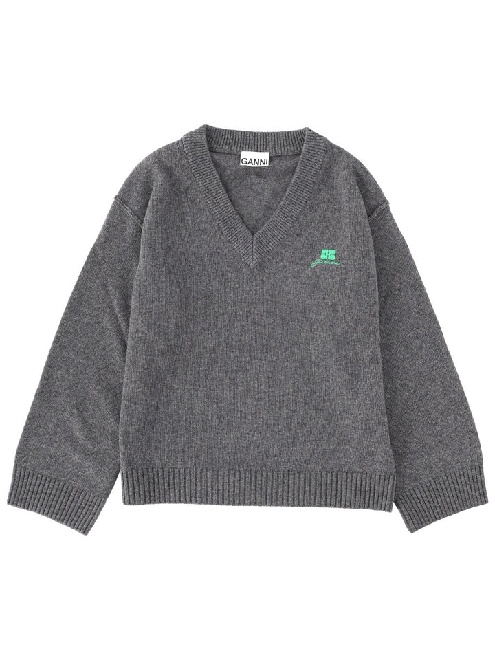 Ganni Sweaters - Grey | Wanan Luxury