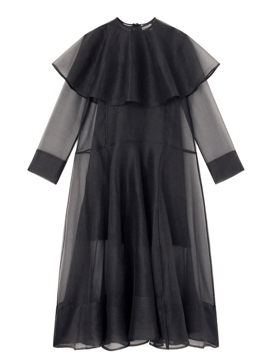 Long Dress With Hoop Collar