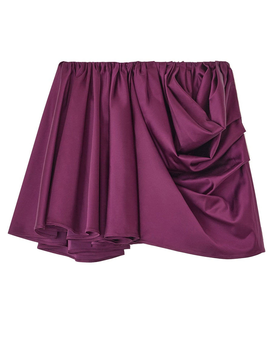 Ganni Skirts - Burgundy | Wanan Luxury