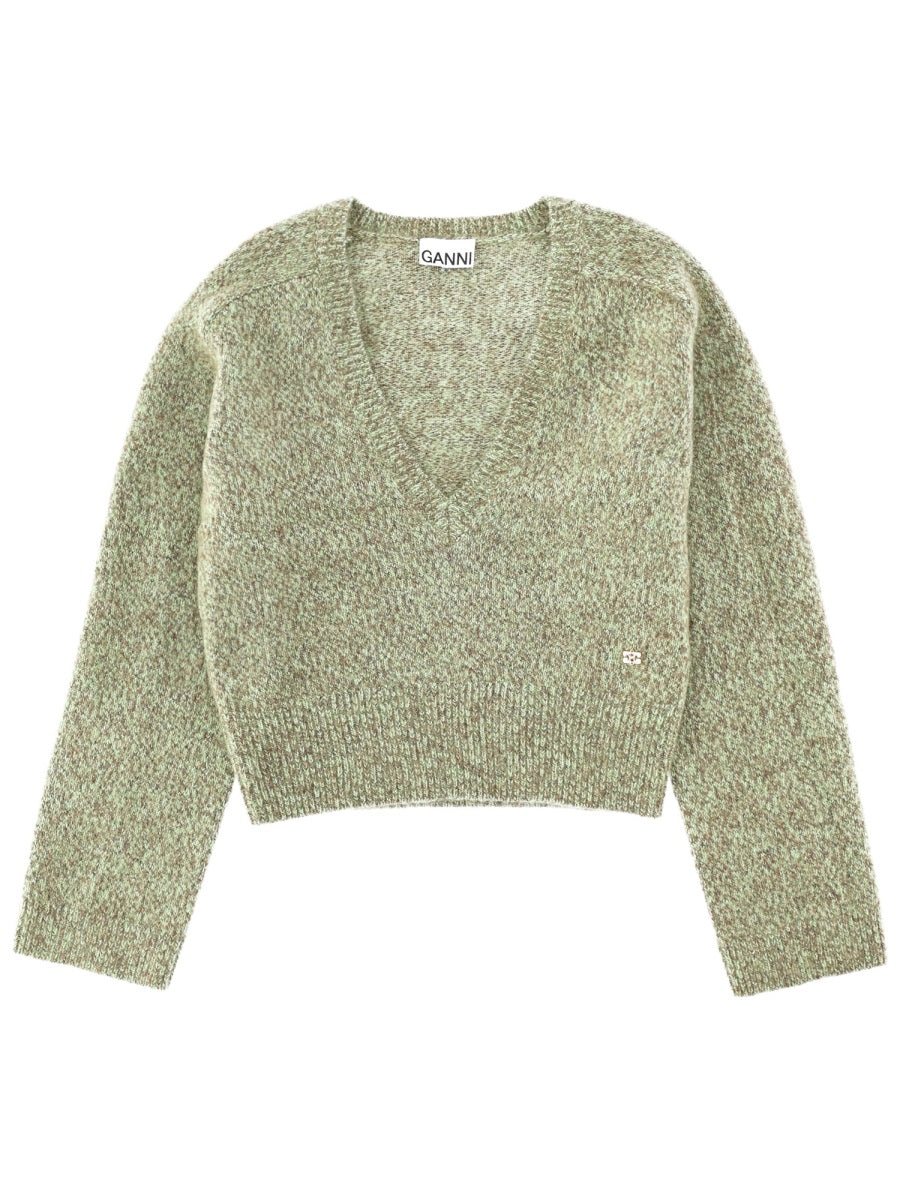 Ganni Sweaters - Green | Wanan Luxury