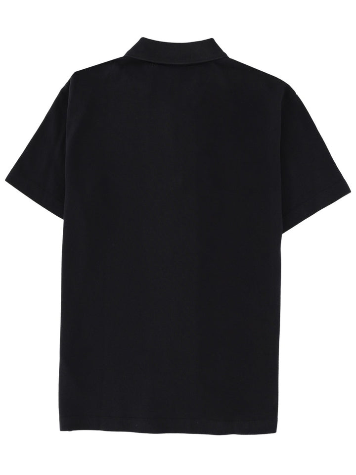 Maison Kitsuné Polo - Black | Wanan Luxury