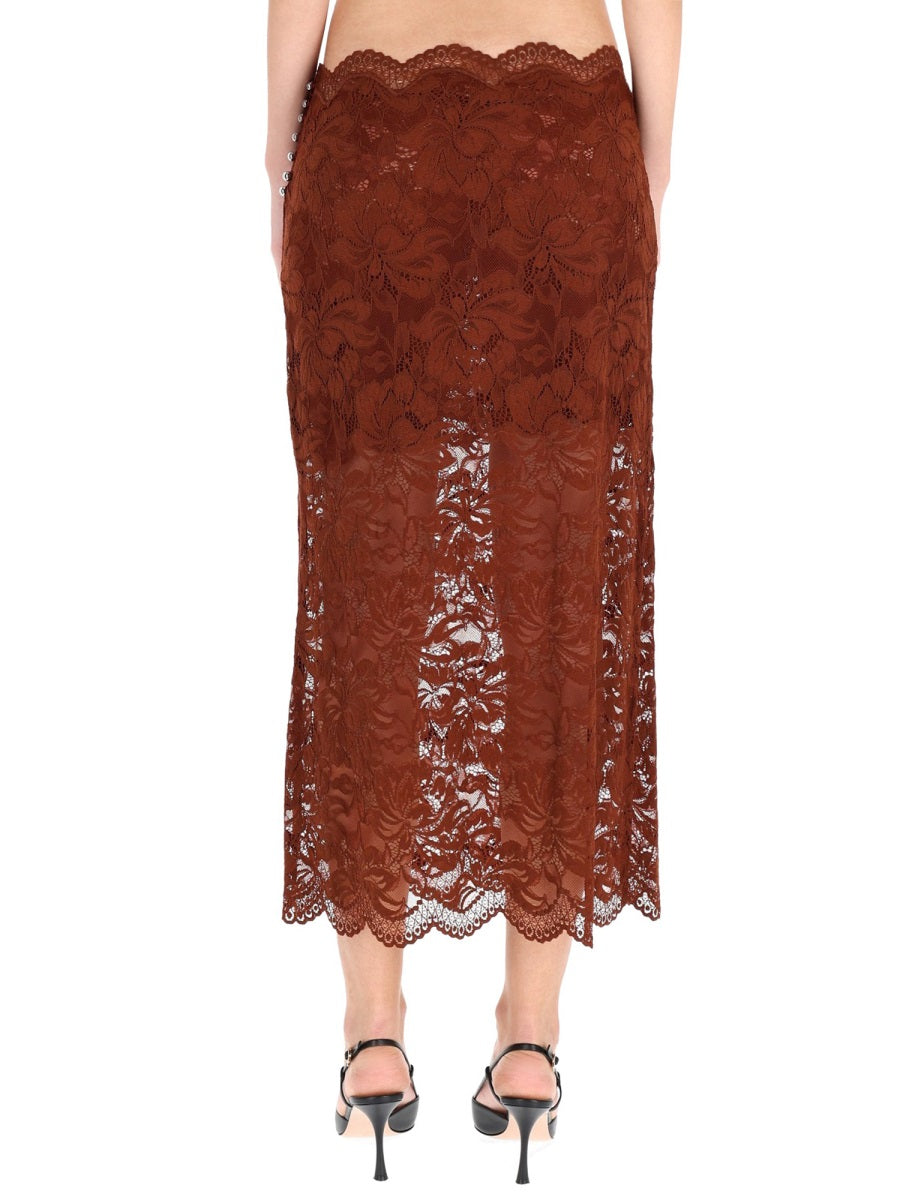 Rabanne Skirts - Brown | Wanan Luxury