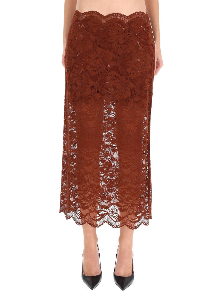 Rabanne Skirts - Brown | Wanan Luxury