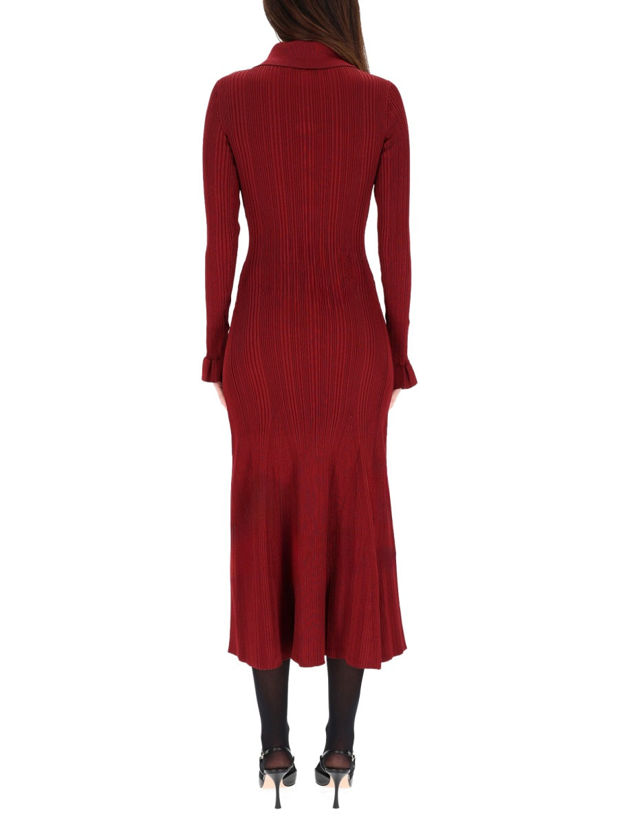 Self-Portrait Suits & Dresses - Burgundy | Wanan Luxury