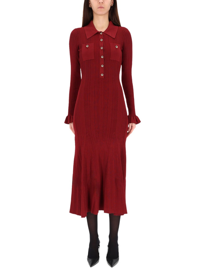 Self-Portrait Suits & Dresses - Burgundy | Wanan Luxury