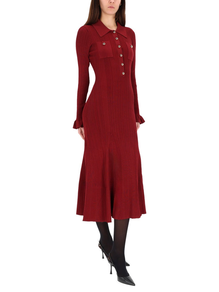 Self-Portrait Suits & Dresses - Burgundy | Wanan Luxury