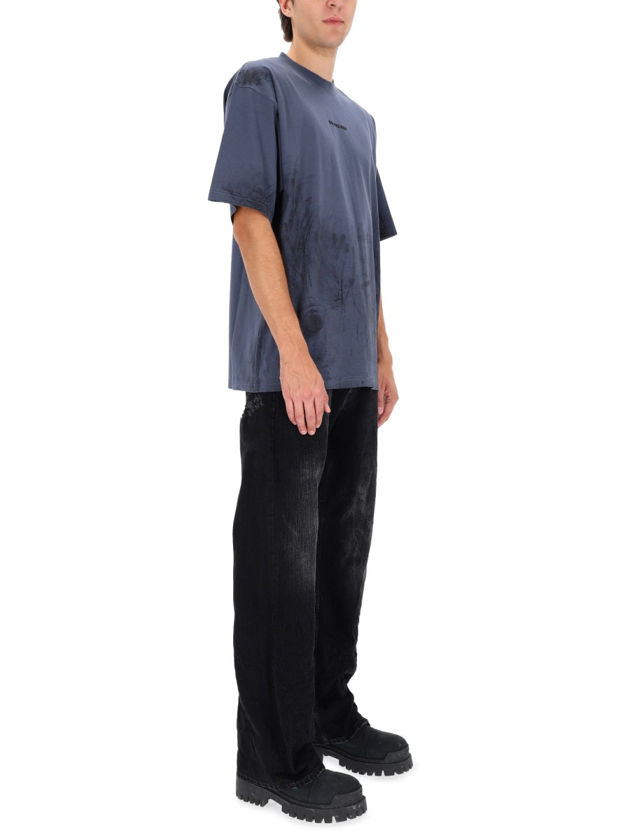 Balenciaga T shirts - Blue | 5b256300fd53fa8bf3457fff483ca0128ac434f5