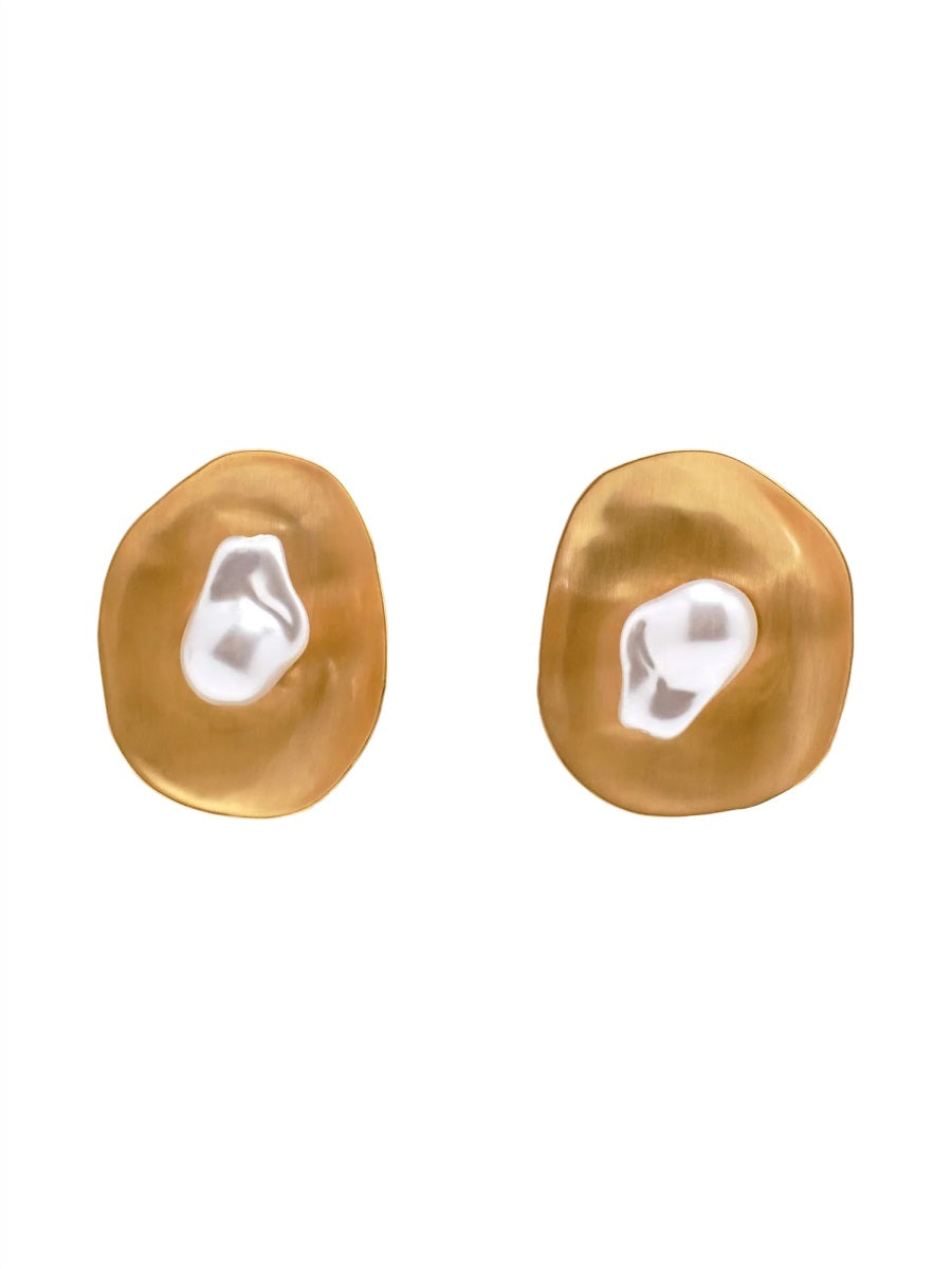 Cult Gaia Earrings - Gold | Wanan Luxury