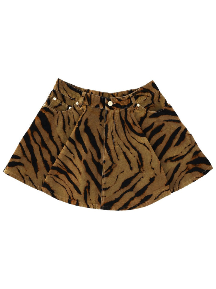 Ganni Skirts - Animal Print | Wanan Luxury