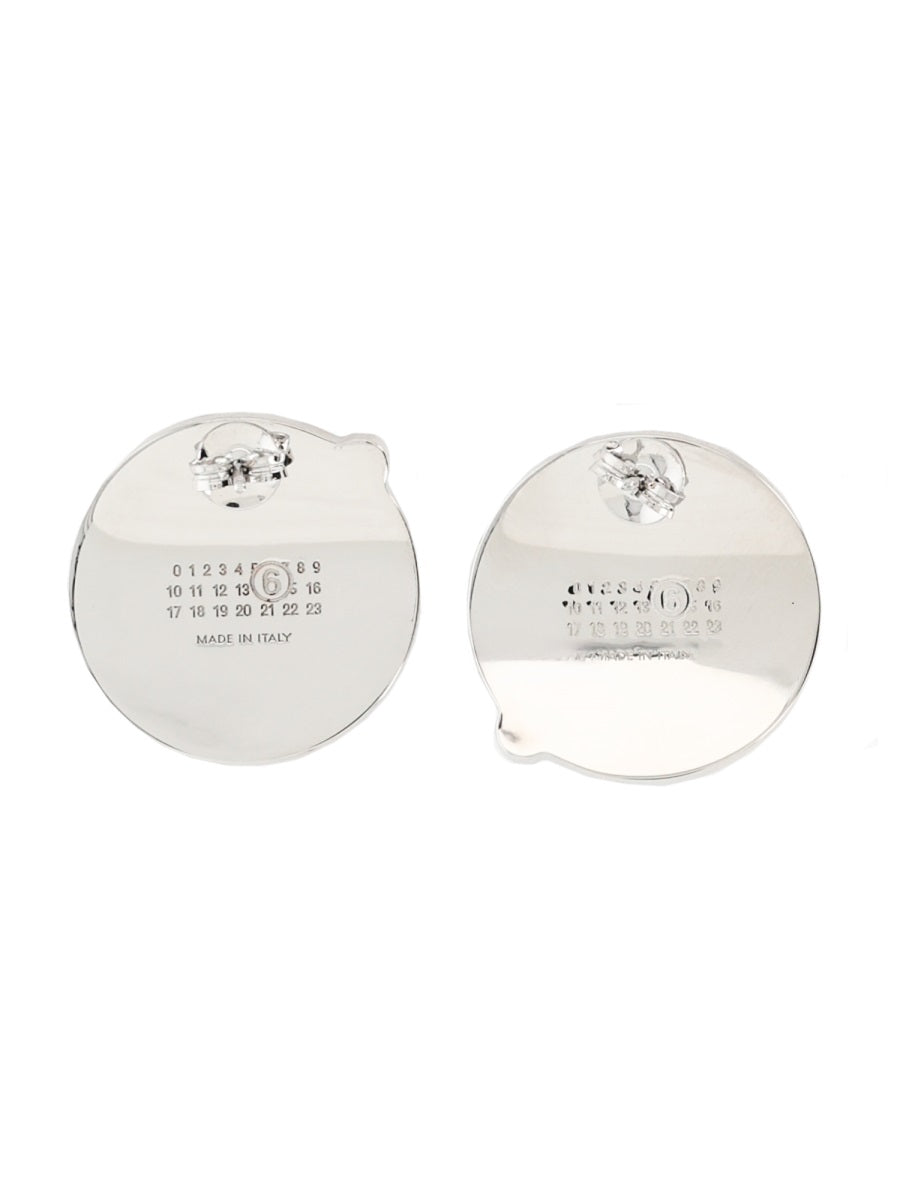 MM6 Maison Margiela Earrings - Silver | Wanan Luxury
