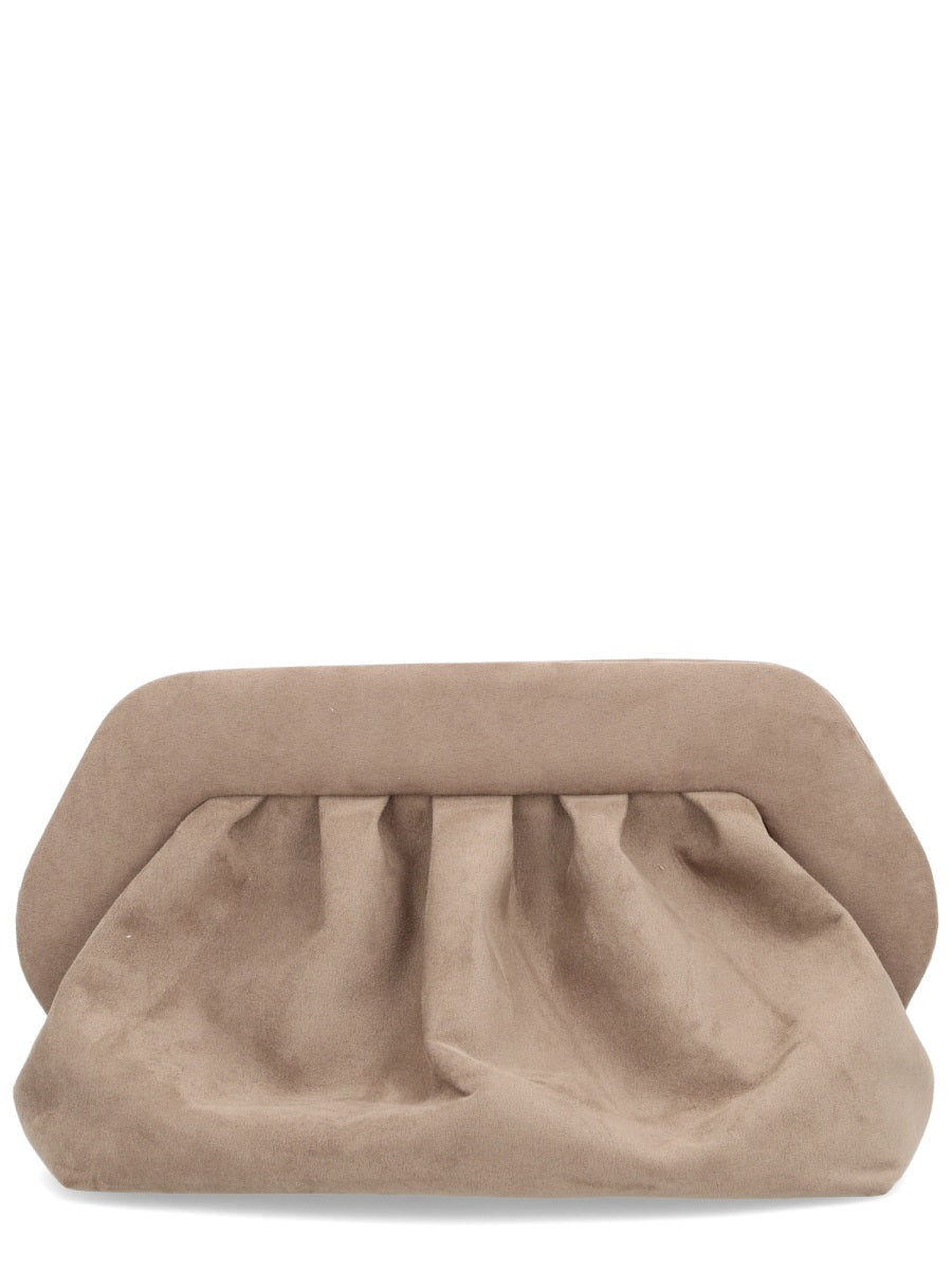 Themoirè Clutch Bags - Grey | Wanan Luxury
