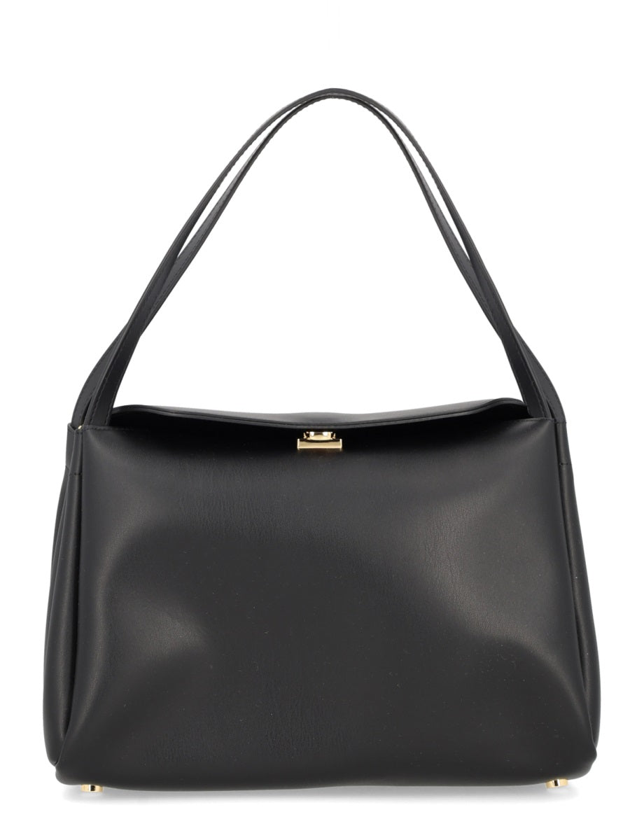 Themoirè Shoulder Bags - Black | Wanan Luxury