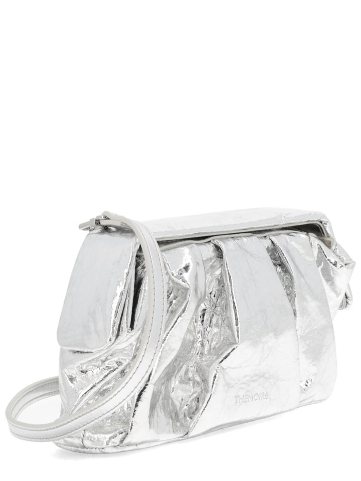 Themoirè Hand Bags - Silver | Wanan Luxury