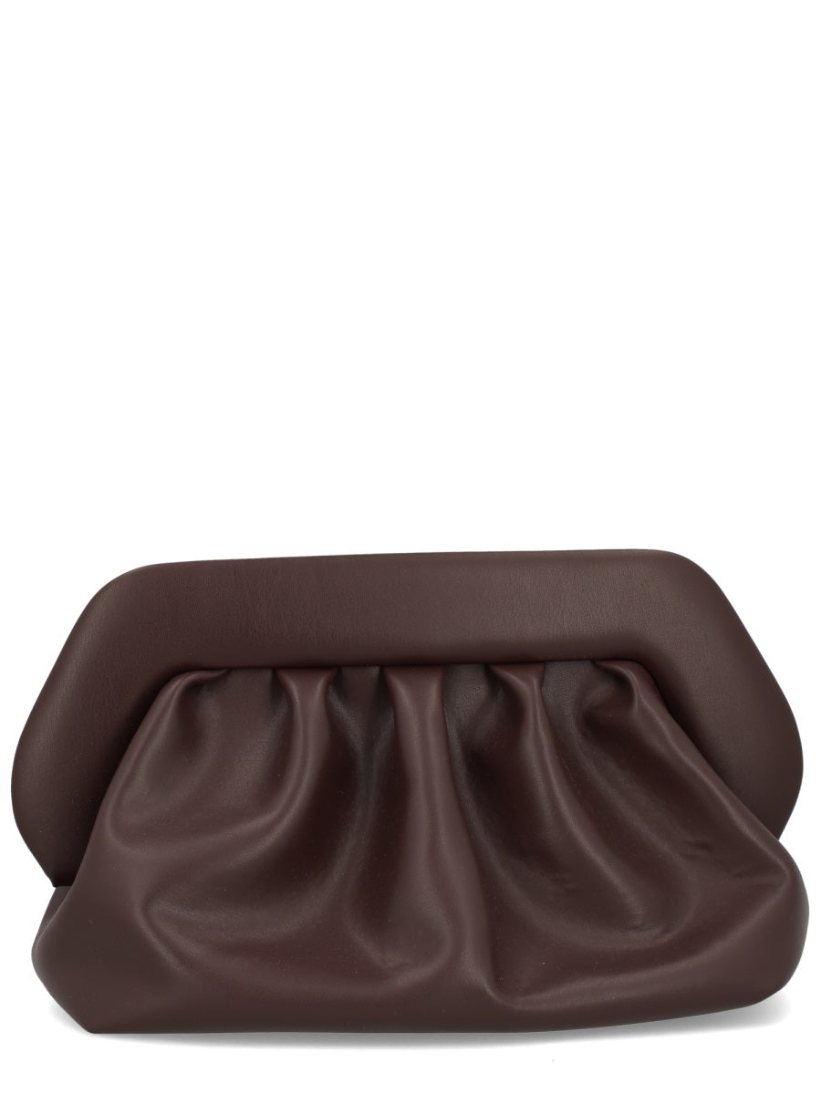 Themoirè Clutch Bags - Brown | Wanan Luxury