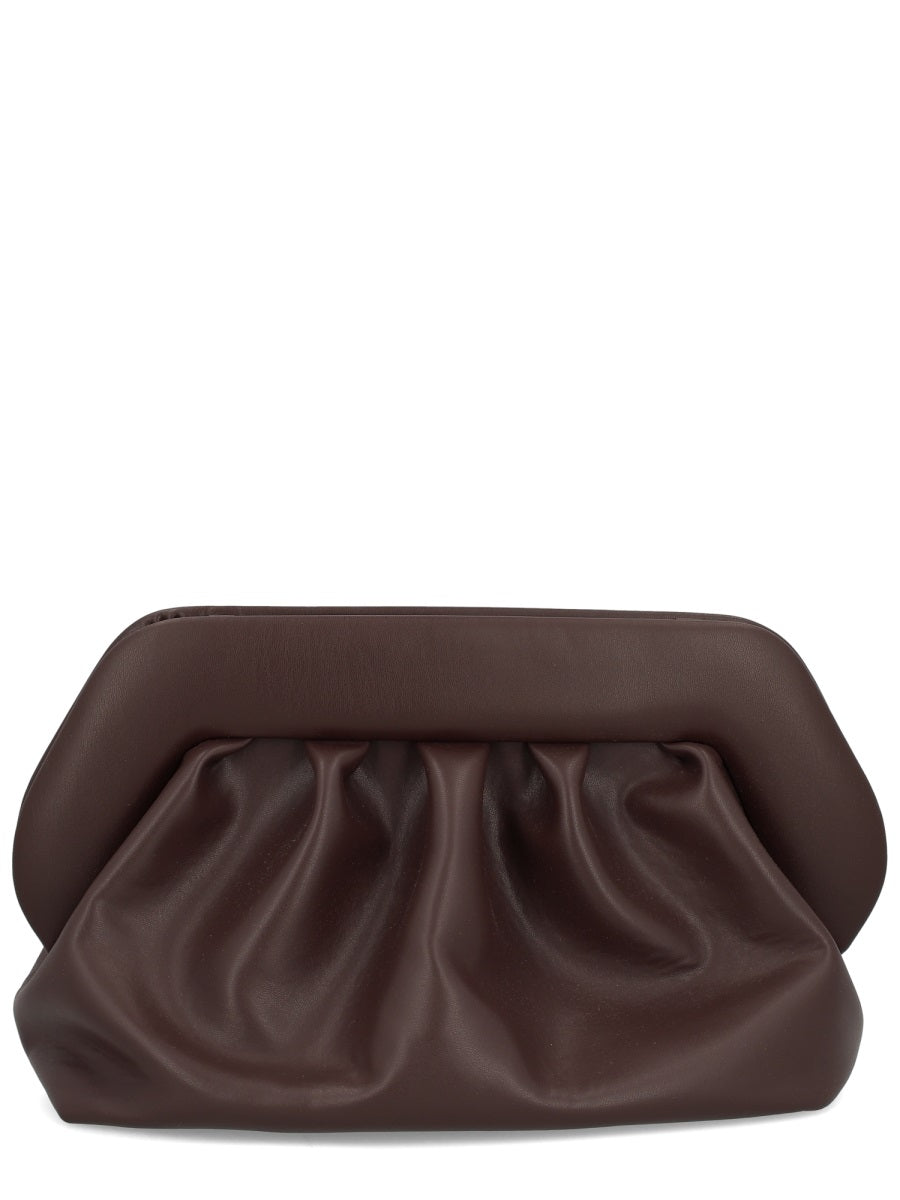 Themoirè Clutch Bags - Brown | Wanan Luxury