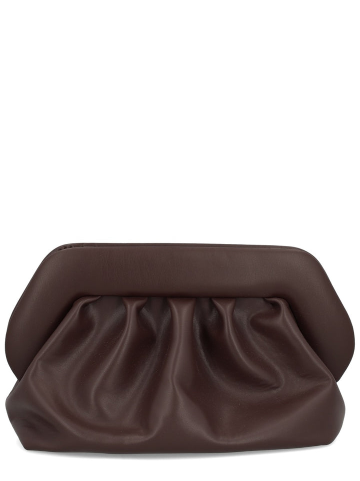 Themoirè Clutch Bags - Brown | Wanan Luxury