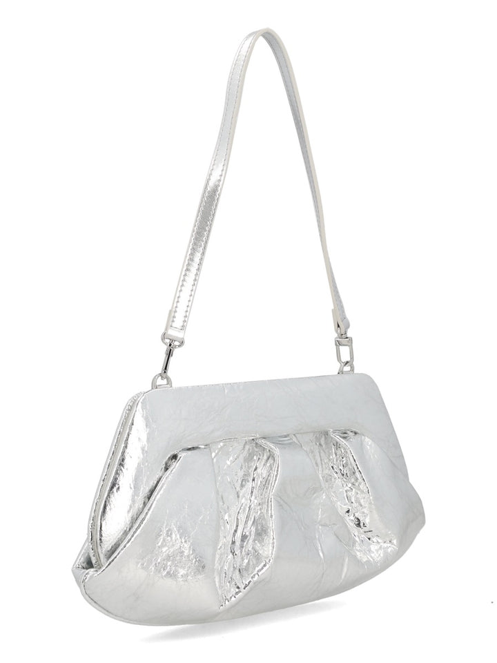 Themoirè Shoulder Bags - Silver | Wanan Luxury