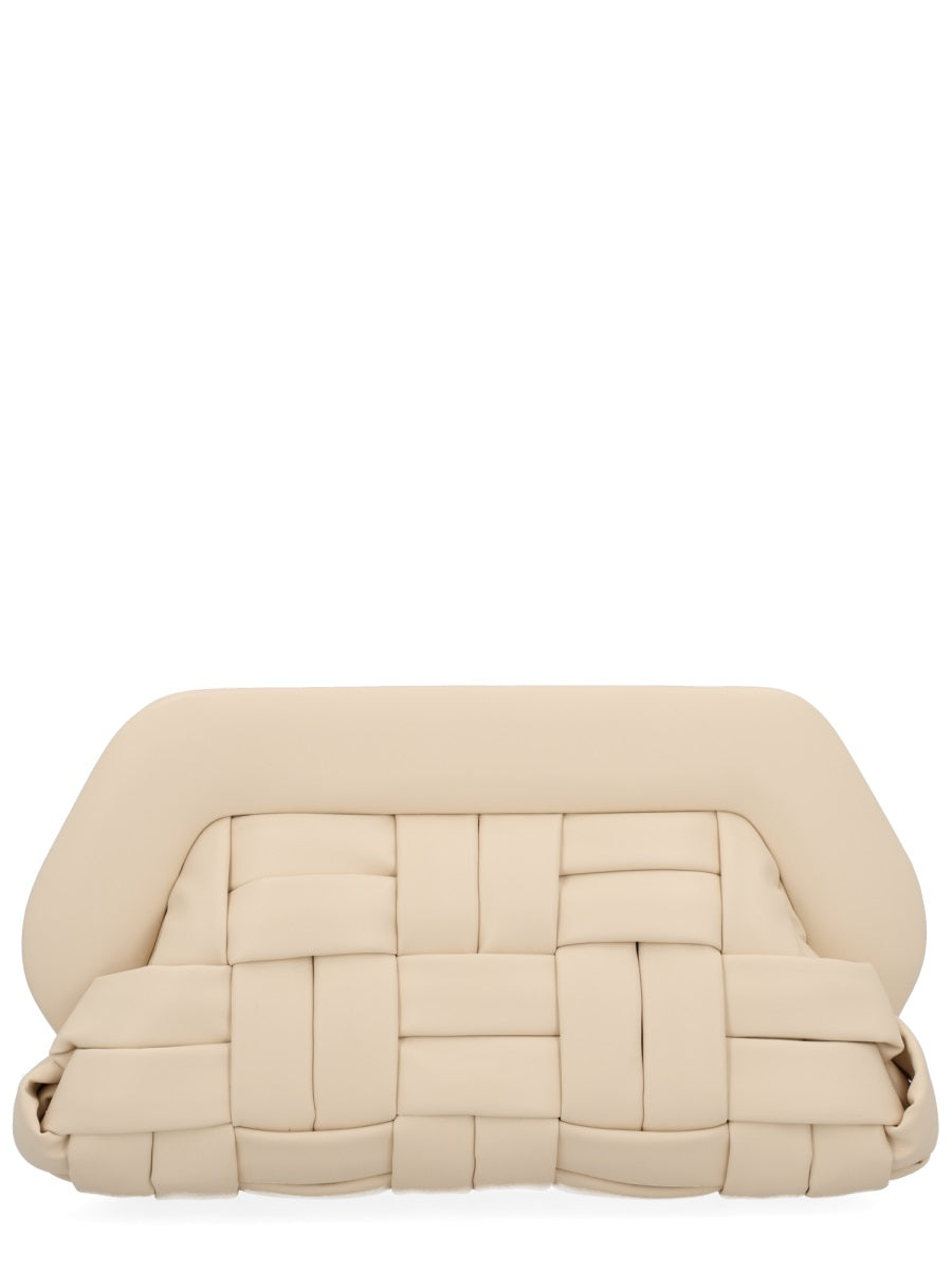 Themoirè Clutch Bags - White | Wanan Luxury