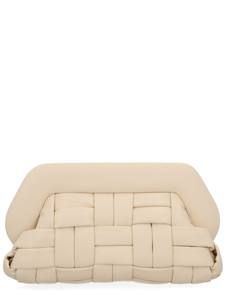 Themoirè Clutch Bags - White | Wanan Luxury