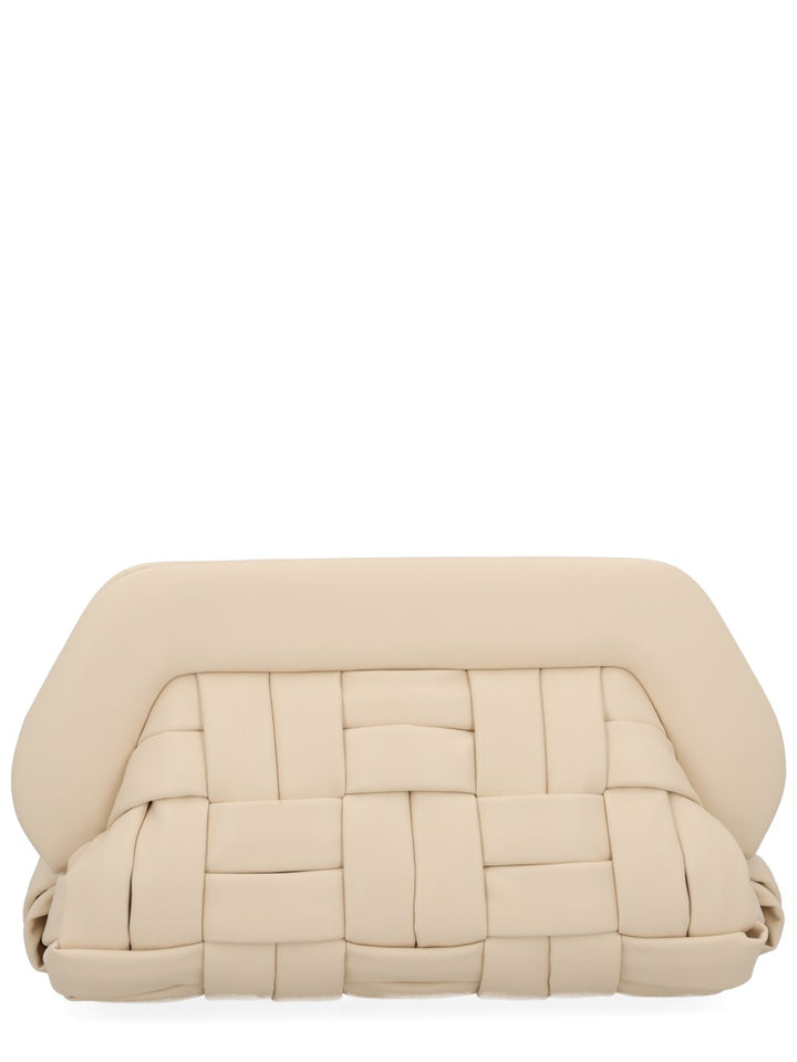 Themoirè Clutch Bags - White | Wanan Luxury