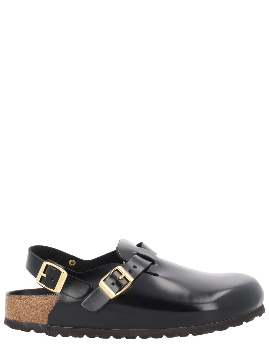 Birkenstock Flat Shoes - Black | Wanan Luxury