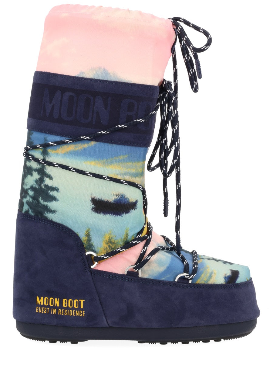 MOON BOOT PER GUEST IN RESIDENCE Boots - Blue | Wanan Luxury