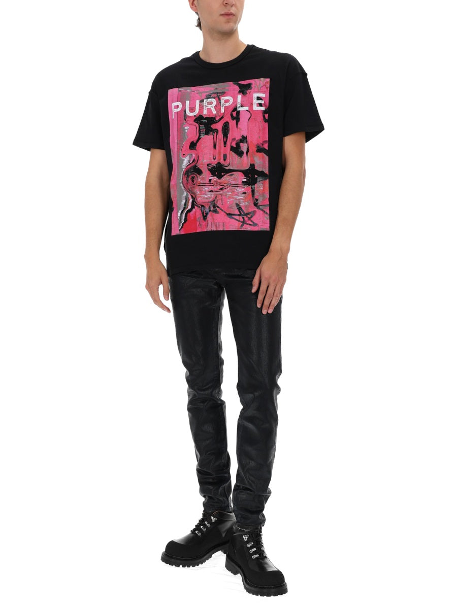 Purple Brand T shirts - Black | 8f2b4460aa2847ab484fd0588921314cee89a549