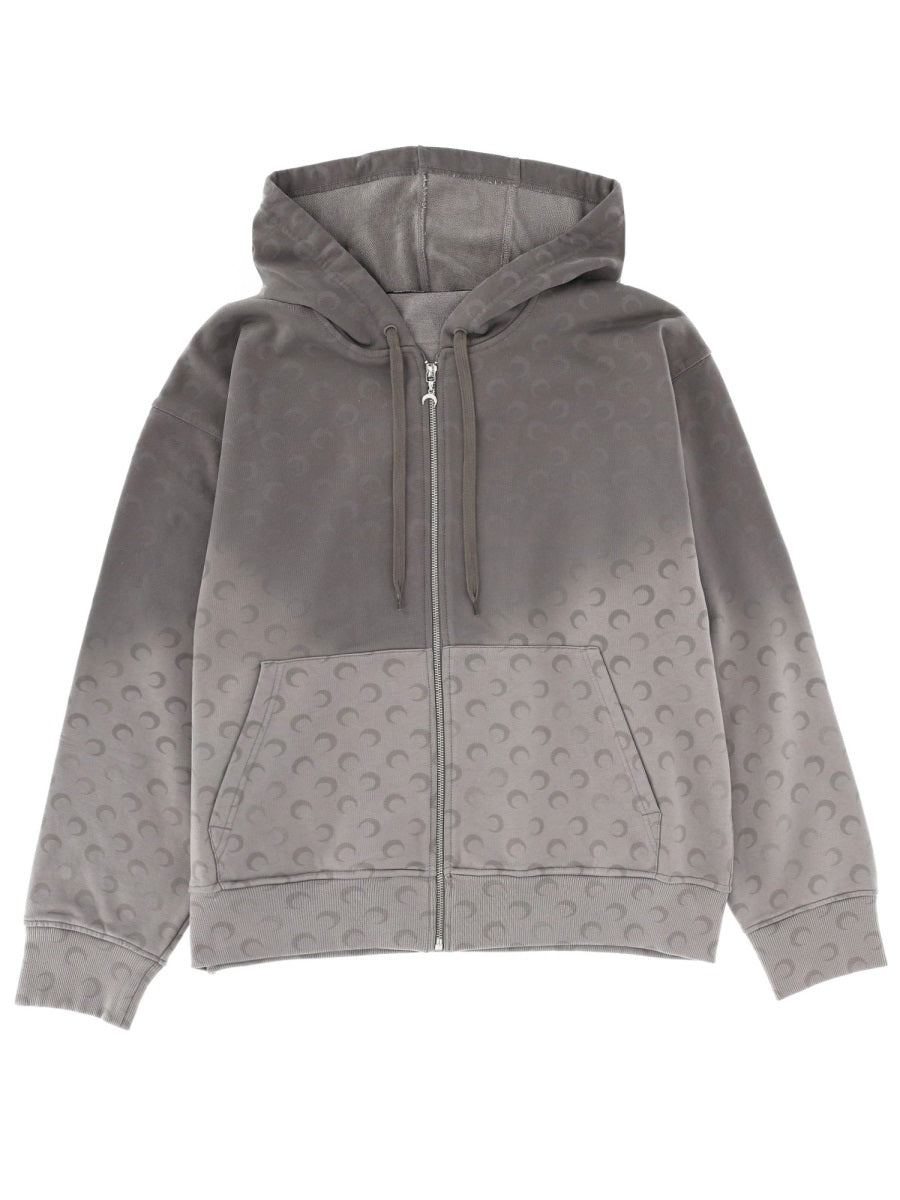 Marine Serre Sweatshirts - Grey | Wanan Luxury