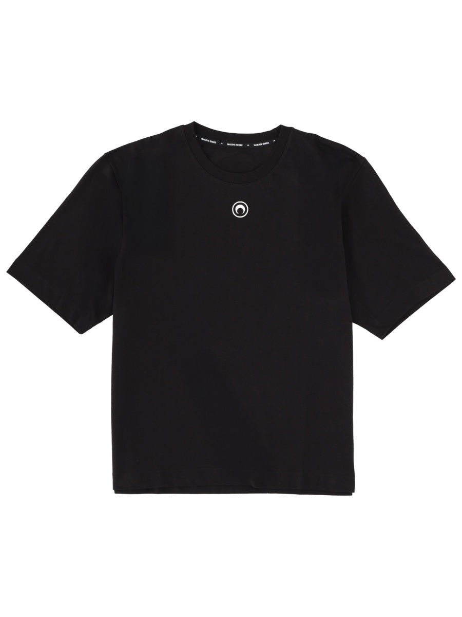 Marine Serre T shirts - Black | Wanan Luxury