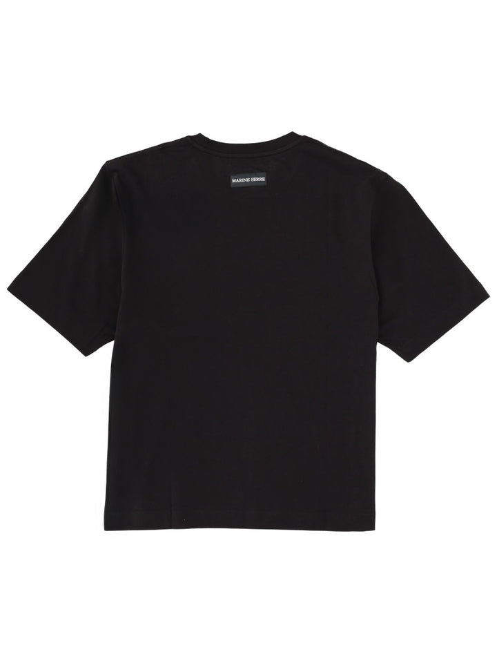 Marine Serre T shirts - Black | Wanan Luxury