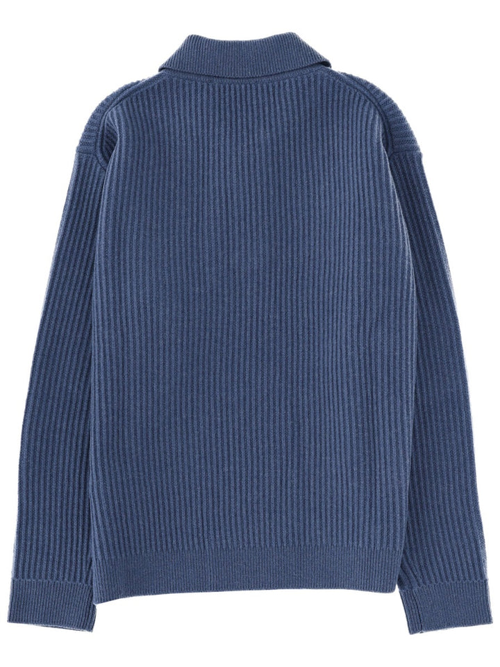 Maison Kitsuné Polo - Blue | Wanan Luxury