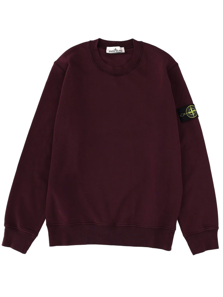 Stone Island Sweatshirts - Burgundy | Wanan Luxury