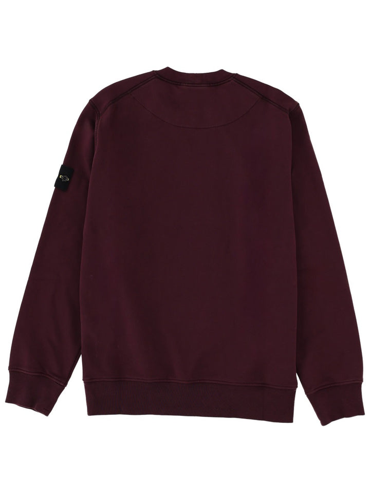Stone Island Sweatshirts - Burgundy | Wanan Luxury