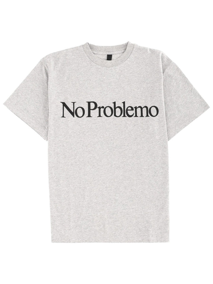 NO PROBLEMO T shirts - Grey | Wanan Luxury