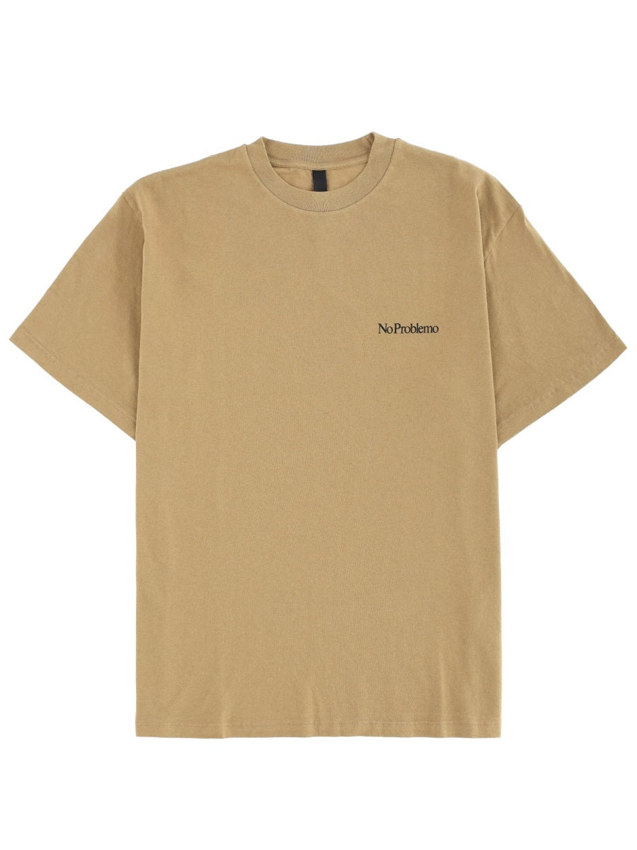 NO PROBLEMO T shirts - Brown | Wanan Luxury