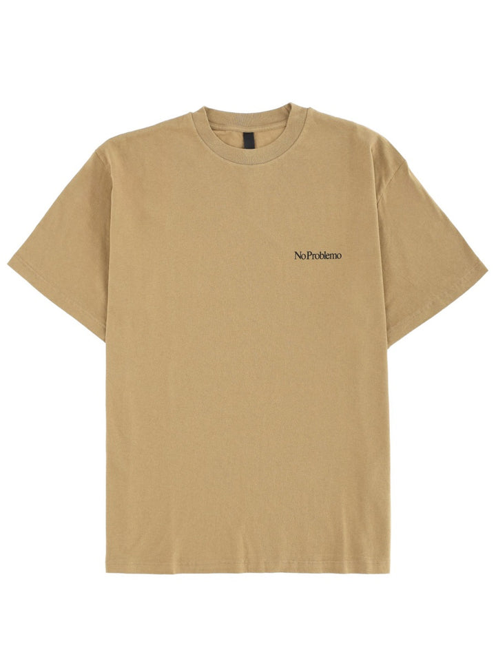 NO PROBLEMO T shirts - Brown | Wanan Luxury