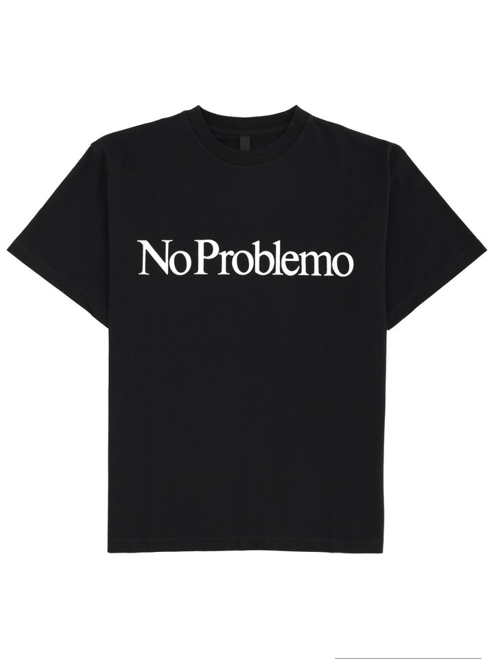NO PROBLEMO T shirts - Black | Wanan Luxury