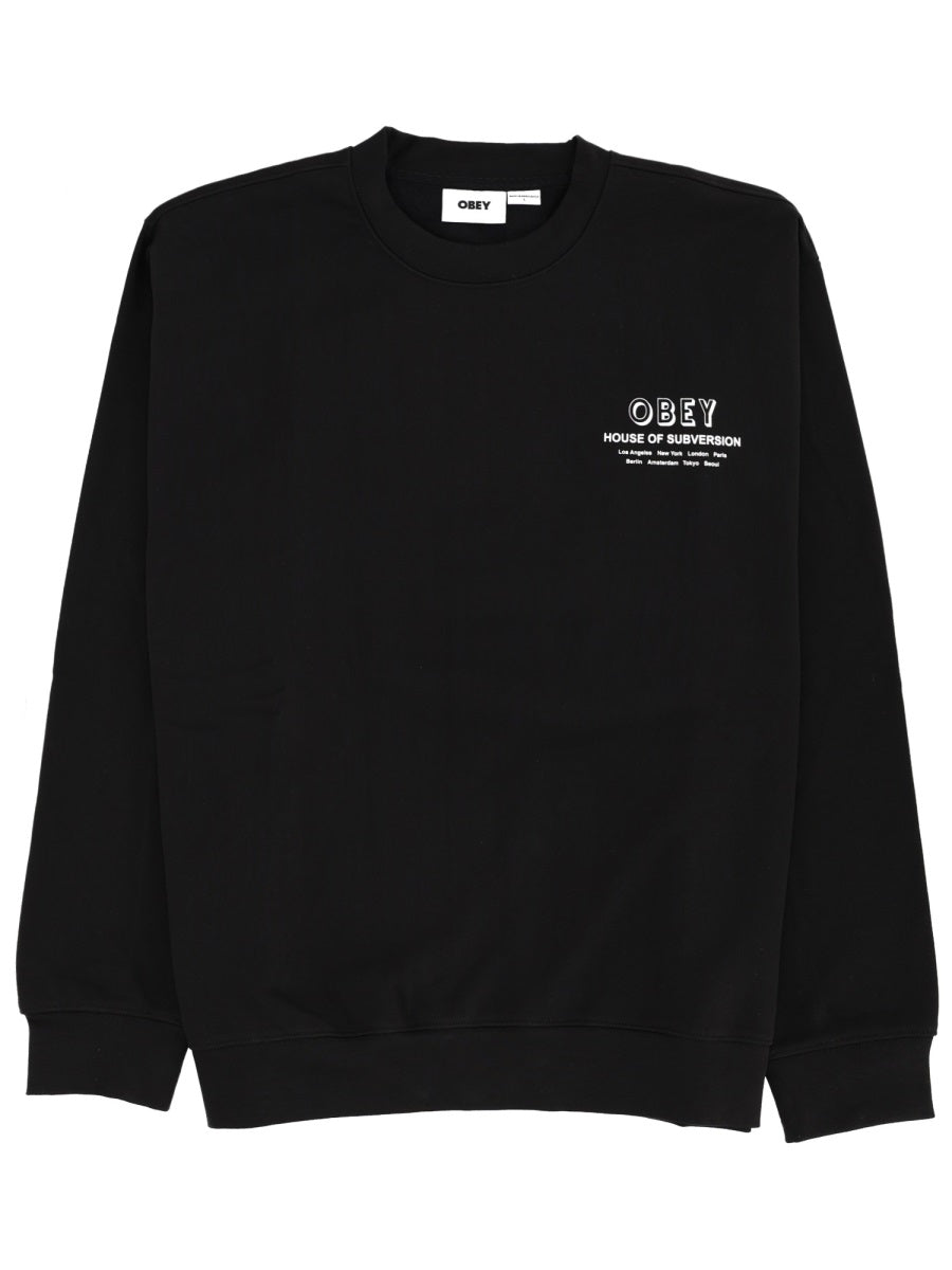 Obey Sweatshirts - Black | Wanan Luxury