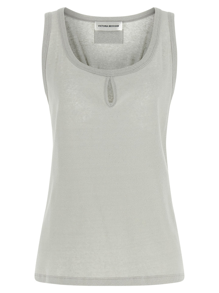 Victoria Beckham Split Tops - Gray | 1e9b02f5a512e8389fb45954c8280a300f197931