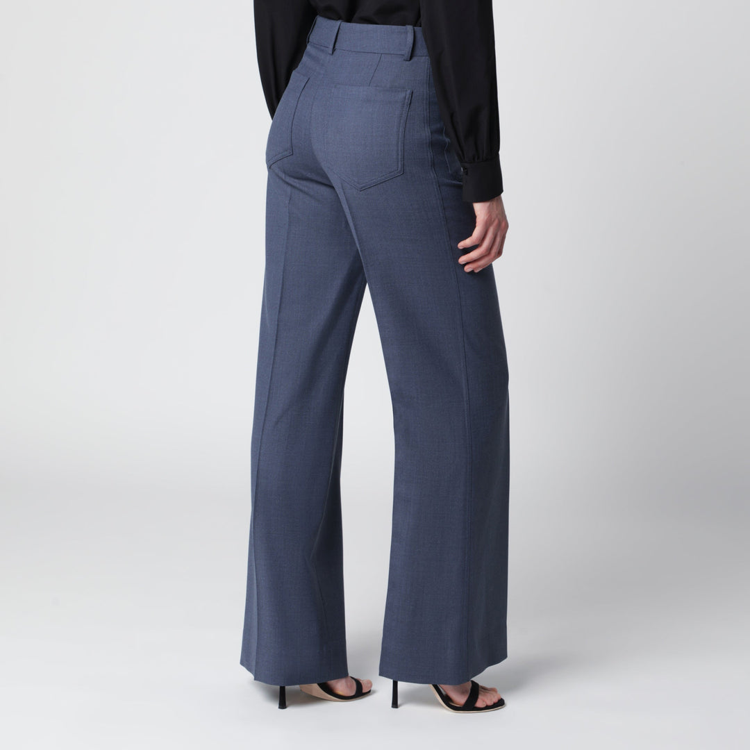 Victoria Beckham Pants - Blue | 428424c06b463fe88677e228b517889fc07e971c