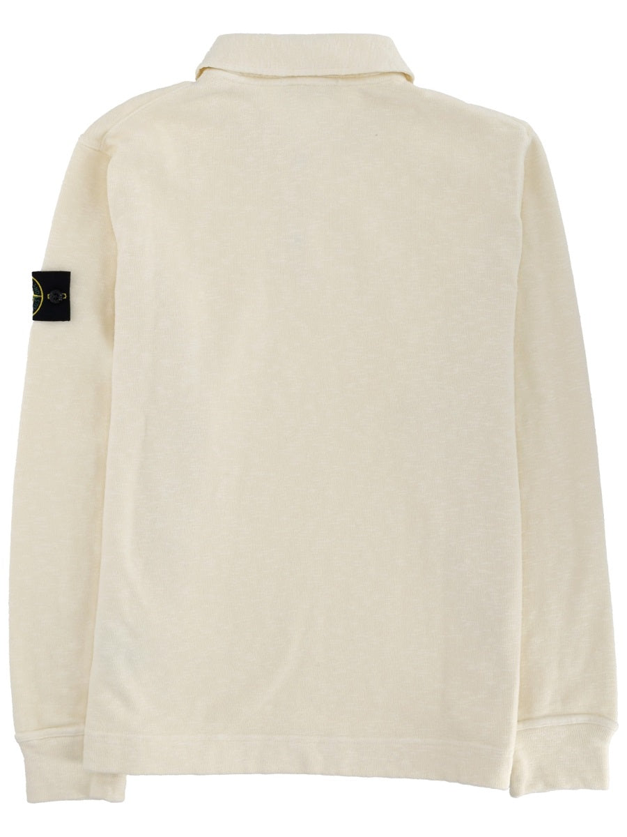 Stone Island Polo - White | Wanan Luxury