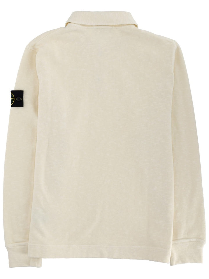 Stone Island Polo - White | Wanan Luxury