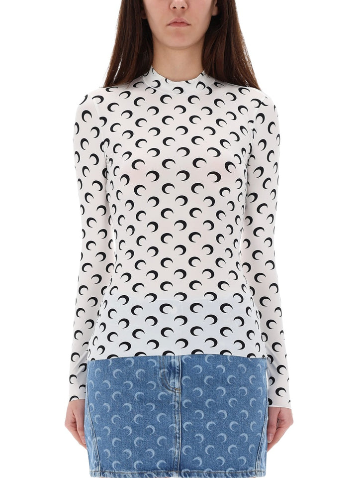 Marine Serre Tops - White | Wanan Luxury