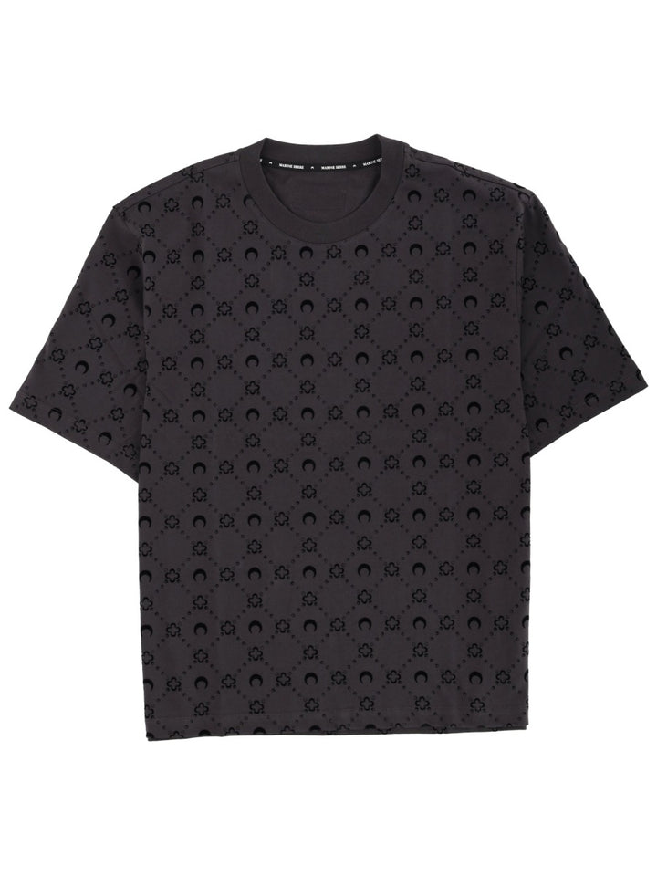 Marine Serre T shirts - Black | Wanan Luxury