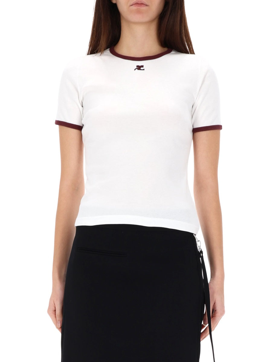 CourrèGes T shirts - White | 6b8ba3fb37195ef180518fb302ba2d57ceab5416
