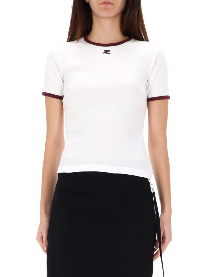 CourrèGes T shirts - White | 6b8ba3fb37195ef180518fb302ba2d57ceab5416