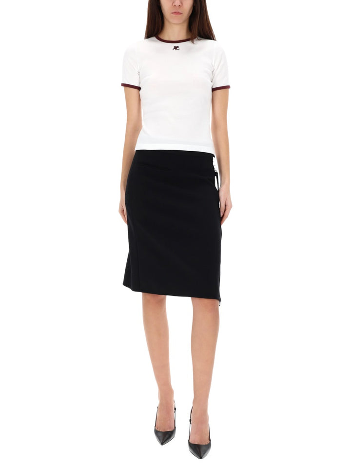 CourrèGes T shirts - White | 6d7daa02092182ee4a2fab70691b7f1b949cb033
