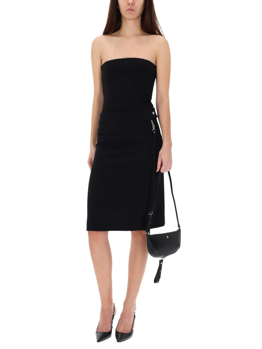CourrèGes Skirts - Black | 8aa742ea2d1c36cf7898cbaa8608ce2ea744847f