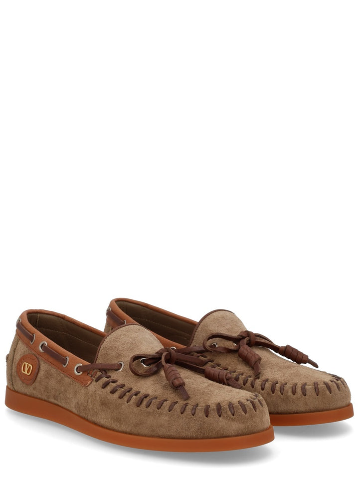 Valentino Garavani Loafers - Beige | 0d0f3d498a6a2ce97f123f7e283ea6283d32eb74