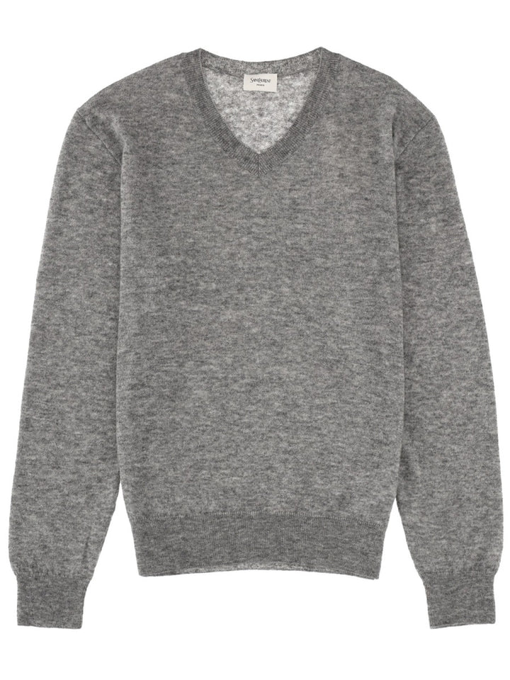 Saint Laurent Sweaters - Grey | 7b752b8617b2ebdf6a4e13c175cdfcf21736faaf